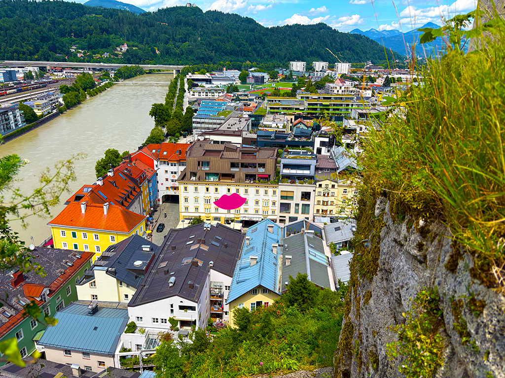 Von der Festung Kufstein aus gesehen